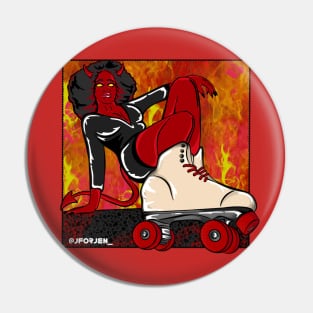 She Devil on Wheels Pin