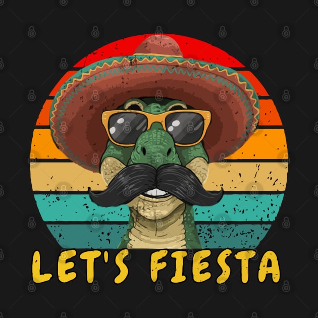 Let's Fiesta Mexican wearing Dino Trex wearing sunglasses Cinco De Mayo  Boys by MetAliStor ⭐⭐⭐⭐⭐