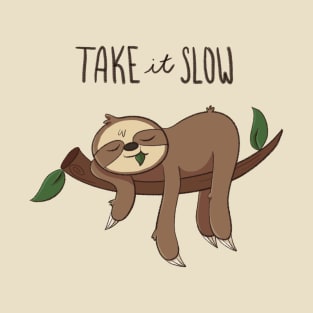 Cute Sloth - Take it Slow T-Shirt