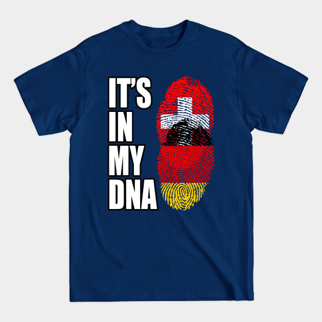 Disover Switzerland And German Mix DNA Heritage - Switzerland And German - T-Shirt