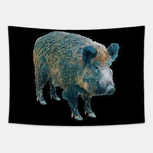 Boar - Woodland Themed Kids Room, Funny Gifts For Forester, Cute Animals Tapestry