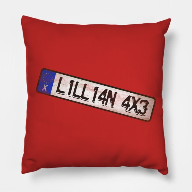 Hard Lillian Axe Rock Pillow by Girladies Artshop