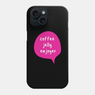 Saiki Kusuo Coffee Jelly Enjoyer in Pink Phone Case