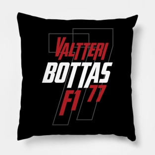 Valtteri Bottas 77 Grand Prix F1 Racing Driver Pillow