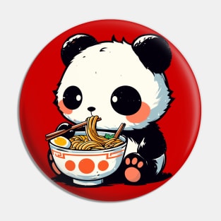 Kawaii Ramen Panda Pin