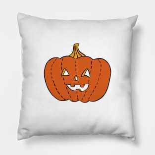 Happy Pumpkins - Beige Pillow