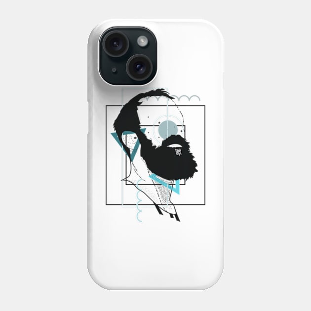 Beard aesthetics version 2 Phone Case by Frajtgorski