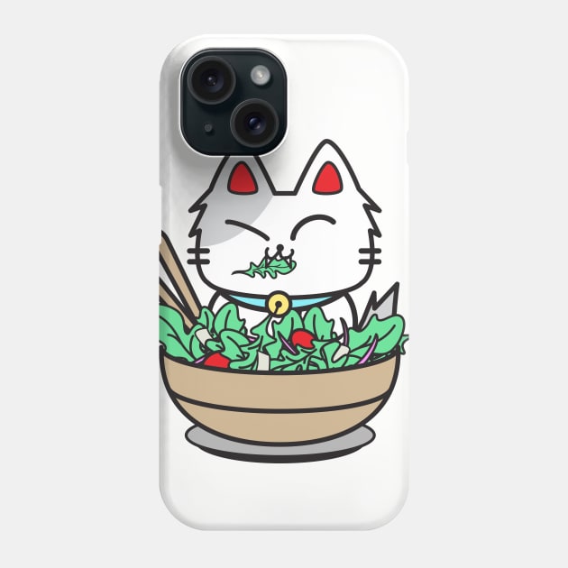 Arugula Cat Phone Case by plattercats