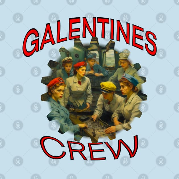 Galentines crew, radar plotting by sailorsam1805