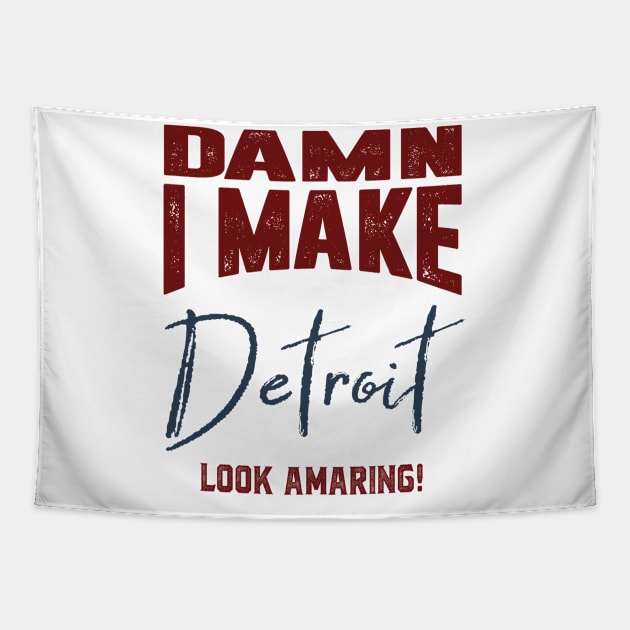 Detroit Tapestry by C_ceconello