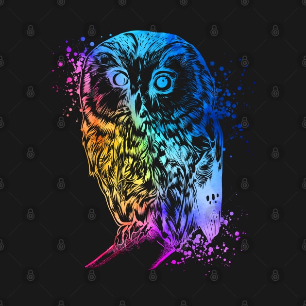 Colorful owl by Modern Medieval Design
