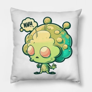 Alien Brain Pillow