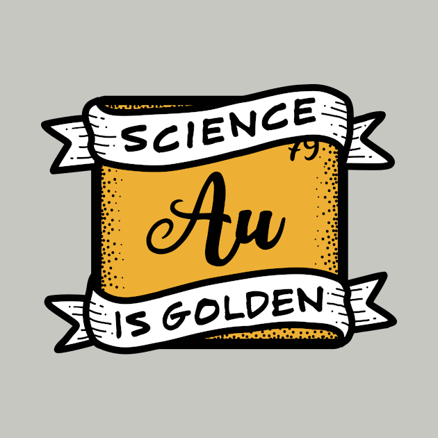 Science is Golden by katiestack.art