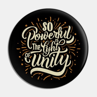 So Powerful is the Light of Unity - The Baha'i Faith Pin