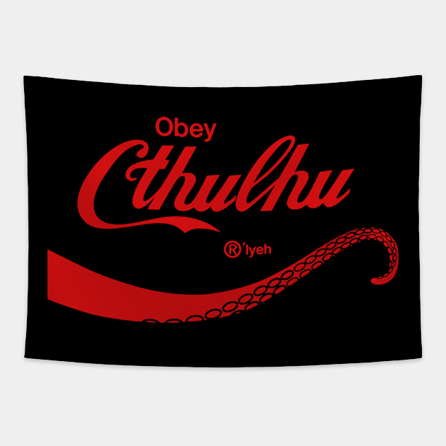 Obey Cthulhu Tapestry by byb