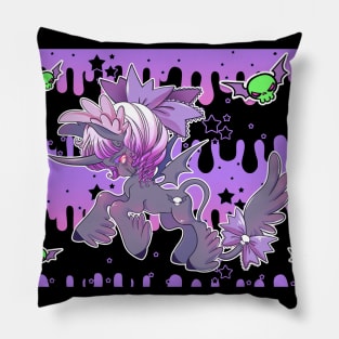 Gothic Unicorn Pillow