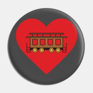 Left my heart in San Francisco Pin