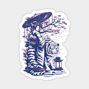 Geisha tiger shogun’s Geisha 87006 Magnet