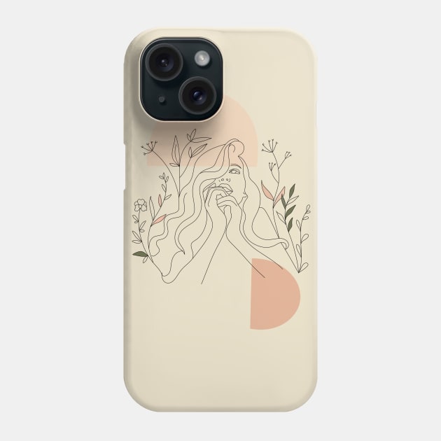 woman Phone Case by Antho