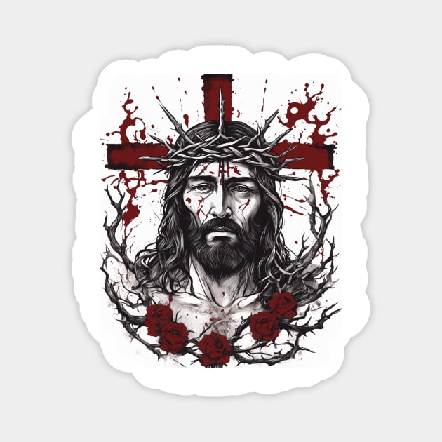 Jesus Wept Magnet by animegirlnft