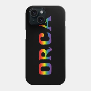 Jaws — Orca signage (rainbow effect) Phone Case