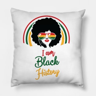 I Am Black History Pillow