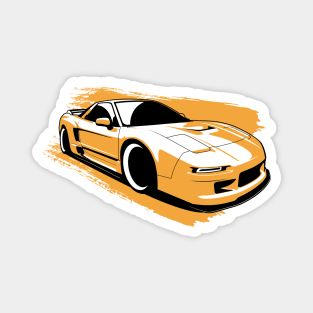 Yellow NSX Supercar Magnet