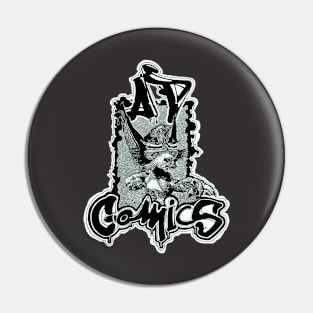 AP cat superhero Comics Pin