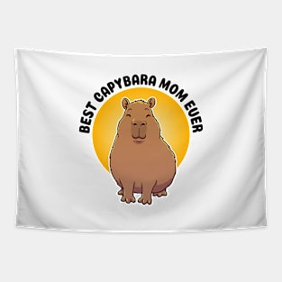 Best Capybara Mom Ever Tapestry