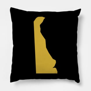 Delaware state map Pillow