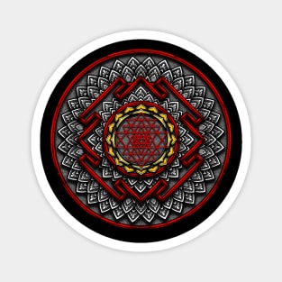 Mandala Sri Yantra Magnet