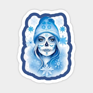 Christmas Catrina Magnet