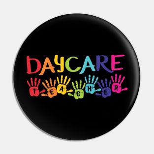 Daycare Vintage Color Childcare Pin