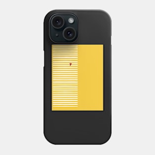 Sunny yellow stripes Phone Case