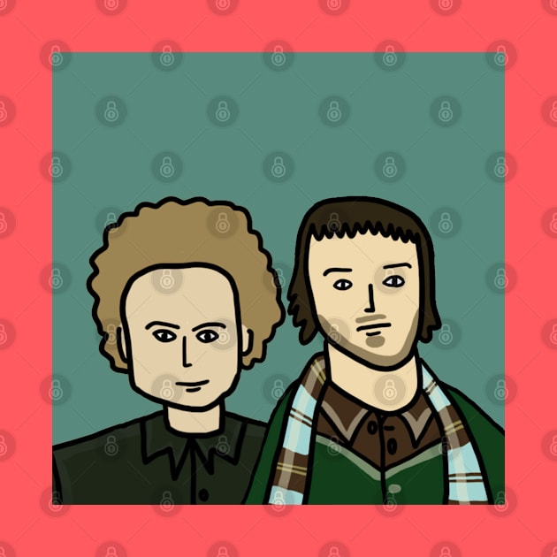 Simon and Garfunkel by Brittleberries