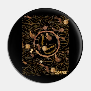 Coffee beans Pin