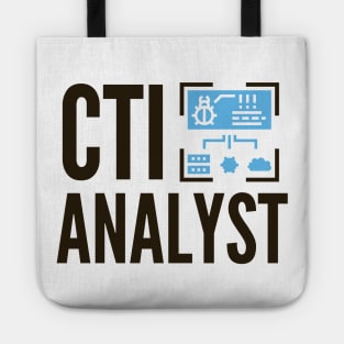 Cybersecurity CTI Cyber Threat Intelligence Analyst Tote