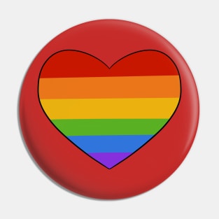 Gay Heart Pin