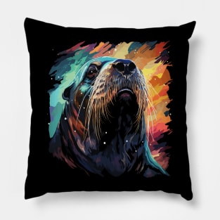 Patriotic Walrus Pillow