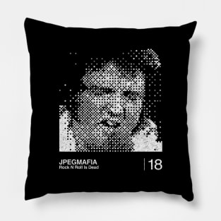 JPEGMafia / Minimalist Graphic Fan Artwork Design Pillow