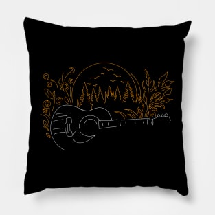 Guitar nature Pillow