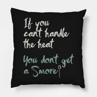 Funny Camping Saying Smores Pillow