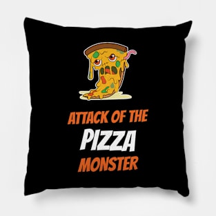 Halloween Cute Pizza Monster Pillow