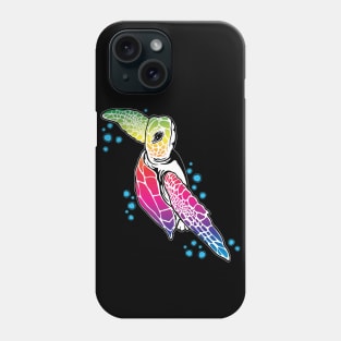 Rainbow Sea Turtle Phone Case