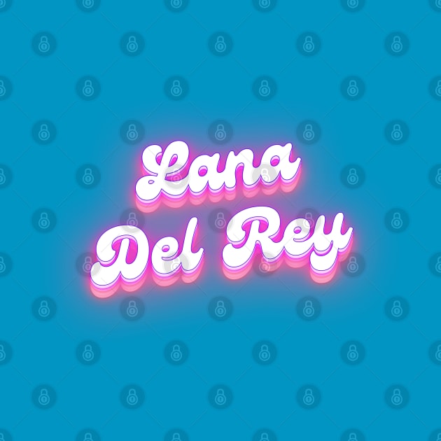 Lana Del Rey - California Summer by Tiger Mountain Design Co.
