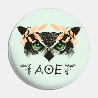 Athena's Owl II - Rose Gold Variant Pin