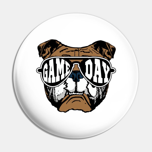 Bulldogs Team Spirit Game Day Pin by Felix Rivera