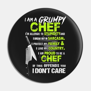 Proud To Be A Chef Pin