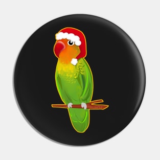 Christmas Bird Agapornis Bird Love Pin