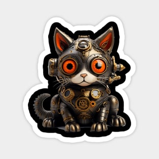 Cat Halloween Steampunk for Cat Lover Magnet